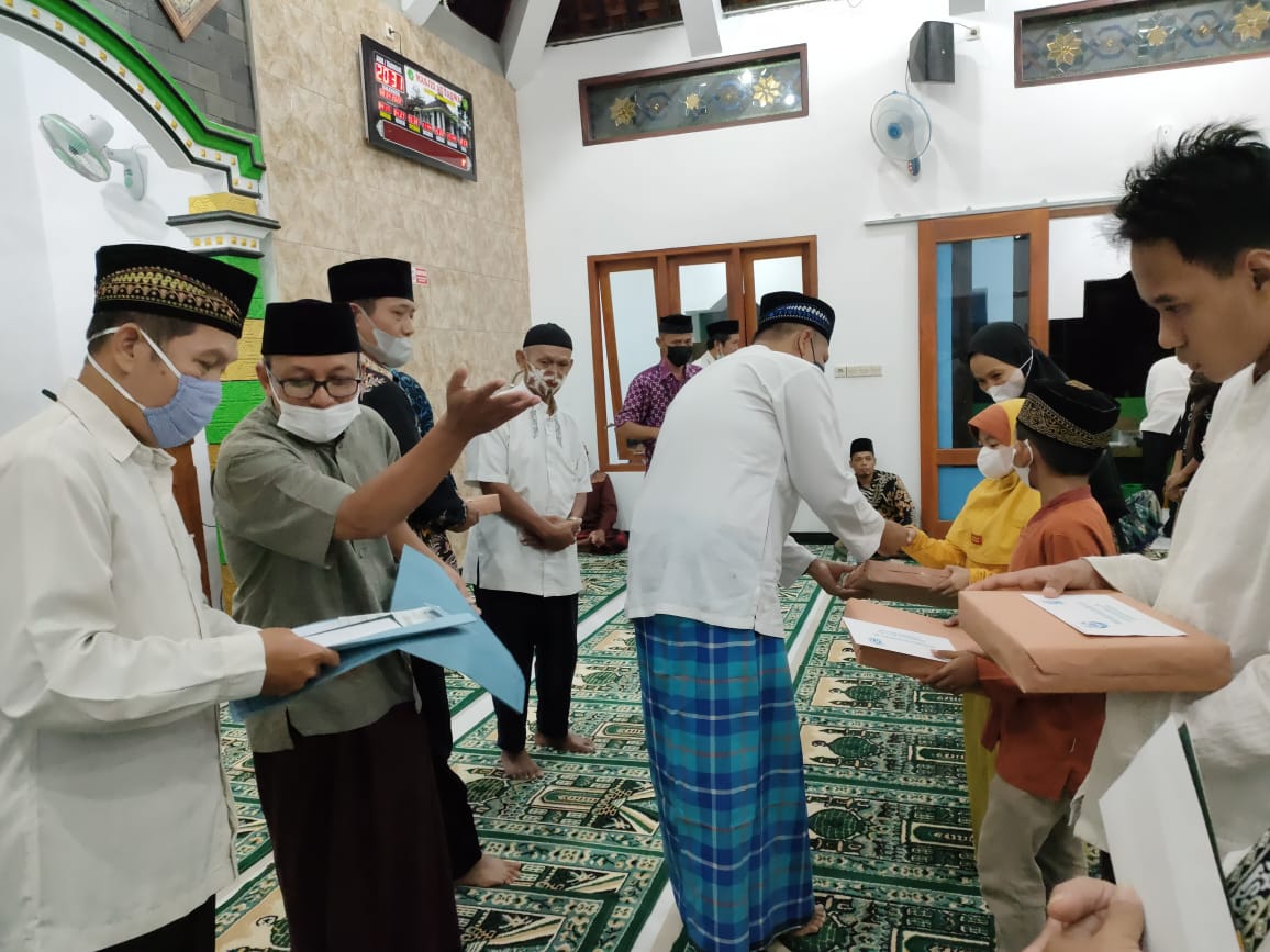 Safari Ramadhan Tingkat Kapanewon, Panewu Pengasih Tasarufkan dana BAZNAZ di Sendangsari